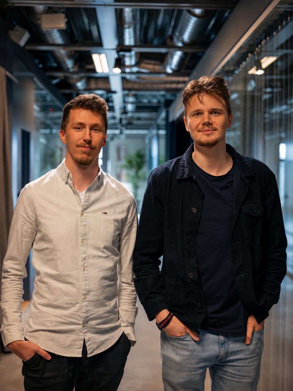 The founders in the Incredible office