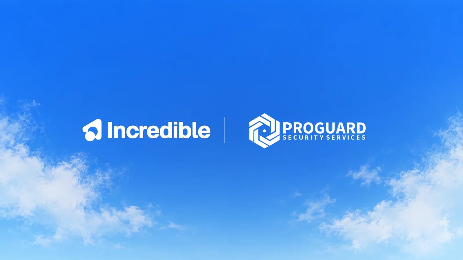 The Incredible and ProGuard Security Services logos side by side