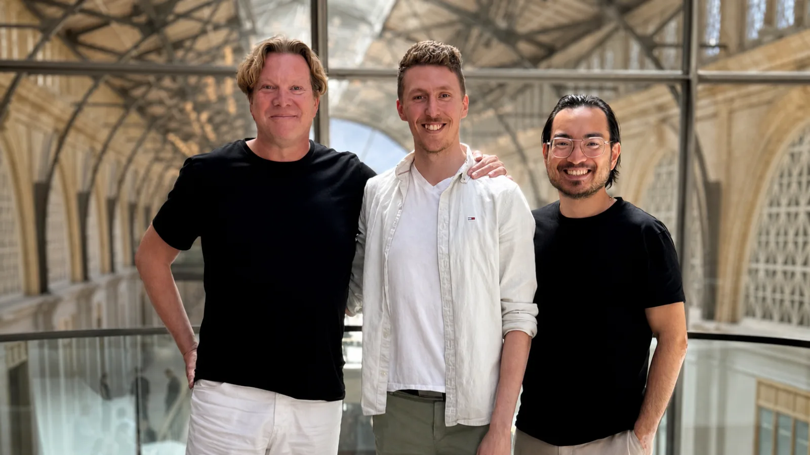 Rikard Steiber, Philip Alm, and Fredric Lundberg at Shack15 in San Francisco