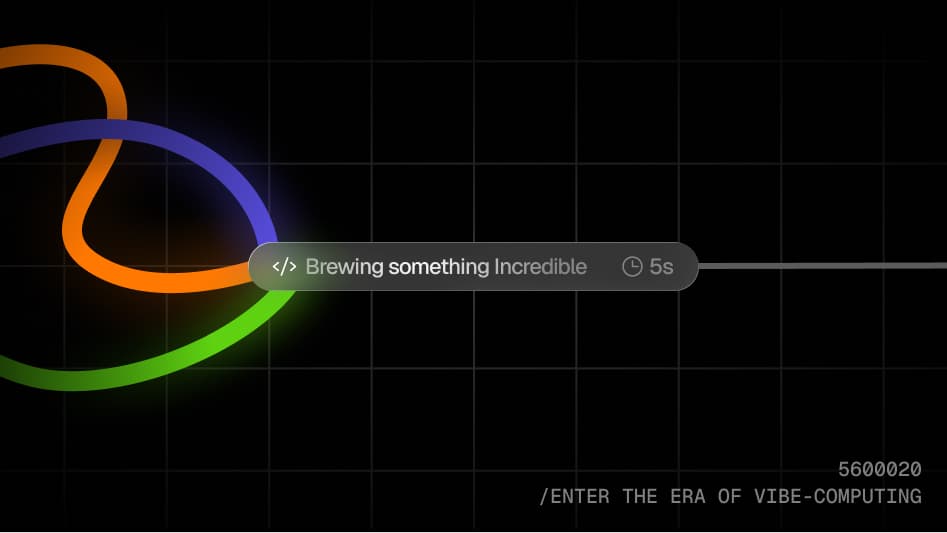 Vibe computing: an AI working on screen alongside you